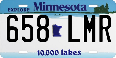 MN license plate 658LMR