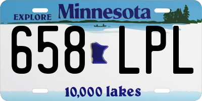 MN license plate 658LPL