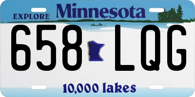 MN license plate 658LQG