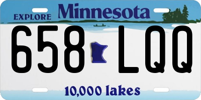 MN license plate 658LQQ
