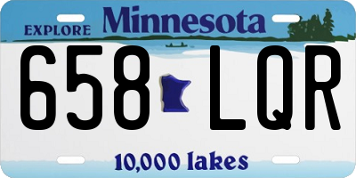 MN license plate 658LQR