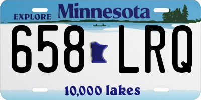 MN license plate 658LRQ