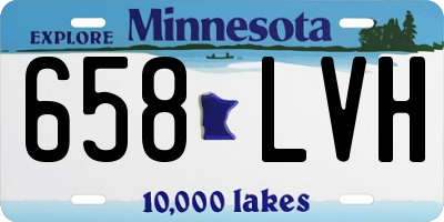 MN license plate 658LVH