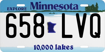 MN license plate 658LVQ