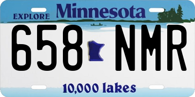 MN license plate 658NMR