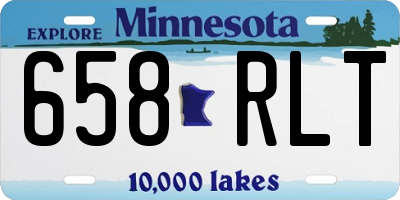 MN license plate 658RLT