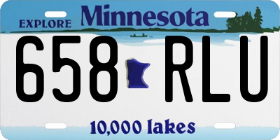MN license plate 658RLU