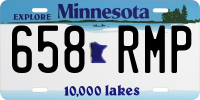 MN license plate 658RMP