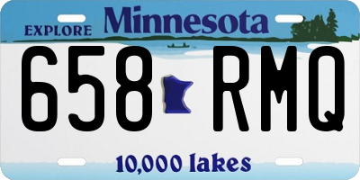 MN license plate 658RMQ