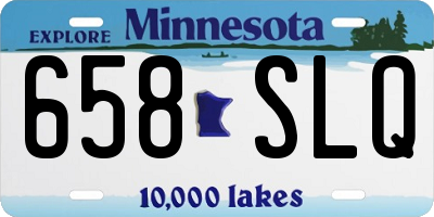 MN license plate 658SLQ