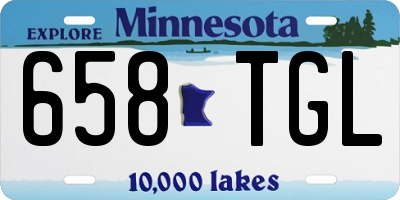 MN license plate 658TGL