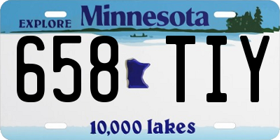 MN license plate 658TIY