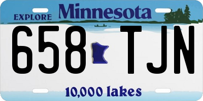 MN license plate 658TJN