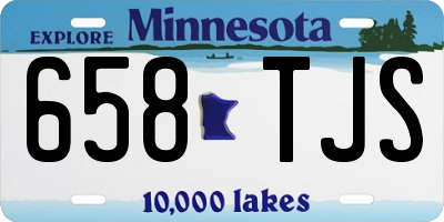 MN license plate 658TJS