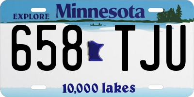 MN license plate 658TJU