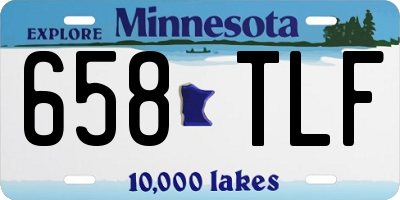 MN license plate 658TLF