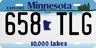 MN license plate 658TLG