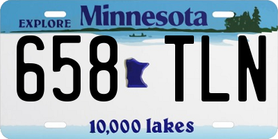 MN license plate 658TLN