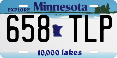 MN license plate 658TLP