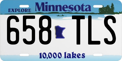 MN license plate 658TLS