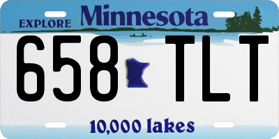 MN license plate 658TLT