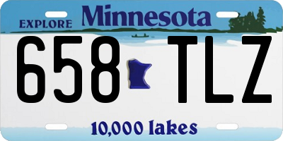 MN license plate 658TLZ
