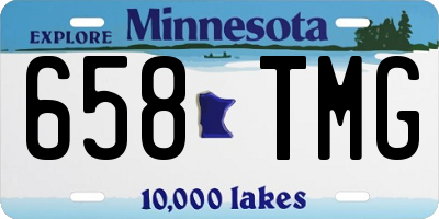 MN license plate 658TMG