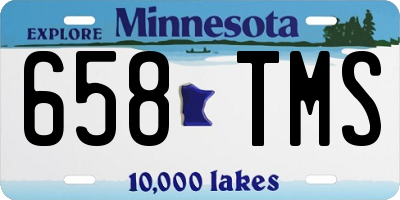 MN license plate 658TMS
