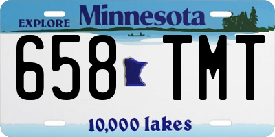 MN license plate 658TMT