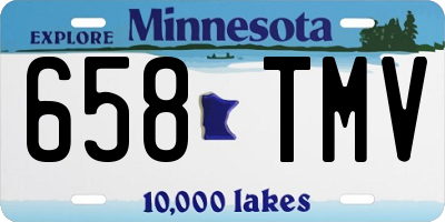 MN license plate 658TMV