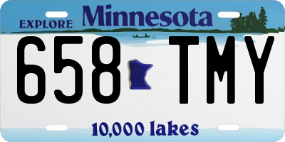 MN license plate 658TMY
