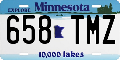 MN license plate 658TMZ