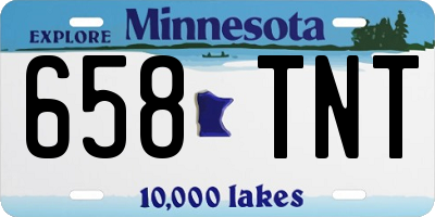 MN license plate 658TNT