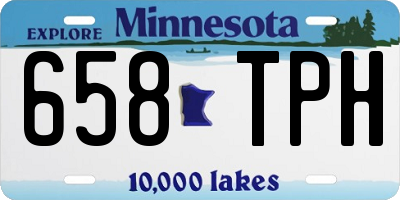 MN license plate 658TPH