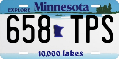 MN license plate 658TPS