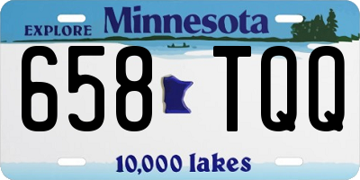 MN license plate 658TQQ