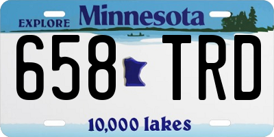 MN license plate 658TRD