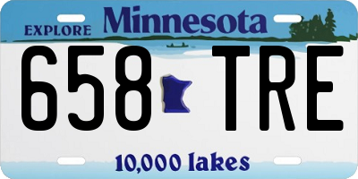 MN license plate 658TRE