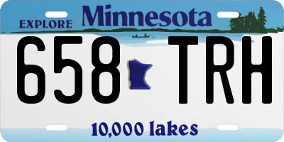 MN license plate 658TRH
