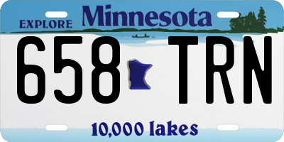 MN license plate 658TRN
