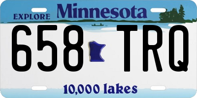 MN license plate 658TRQ