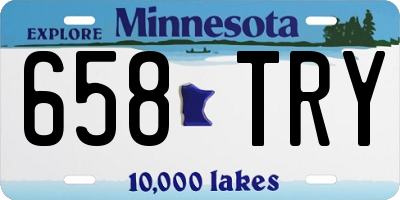 MN license plate 658TRY