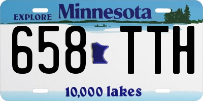 MN license plate 658TTH