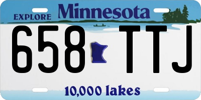 MN license plate 658TTJ