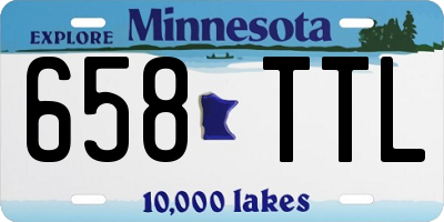MN license plate 658TTL
