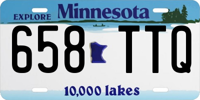 MN license plate 658TTQ