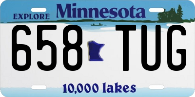 MN license plate 658TUG
