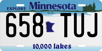 MN license plate 658TUJ