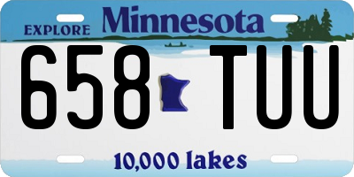 MN license plate 658TUU