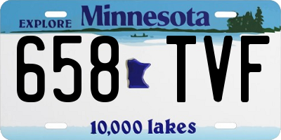 MN license plate 658TVF